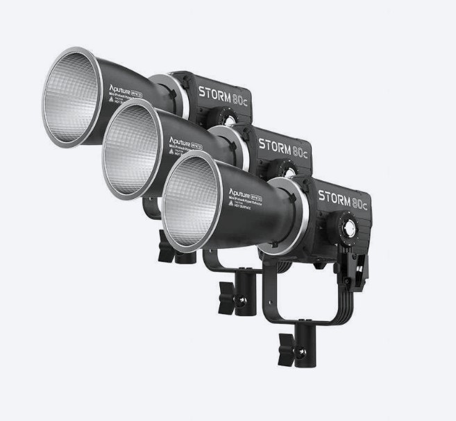 Aputure Storm 80c 3 Head Kit - Image 2